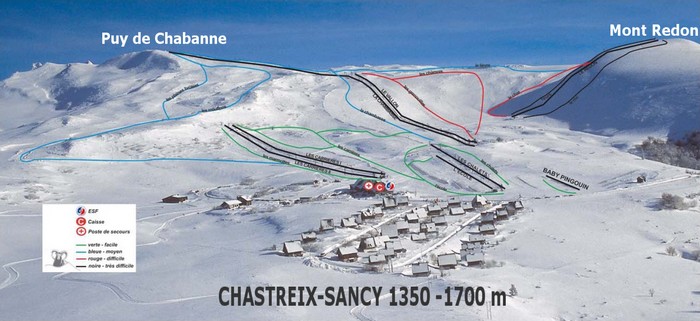 Plan des pistes